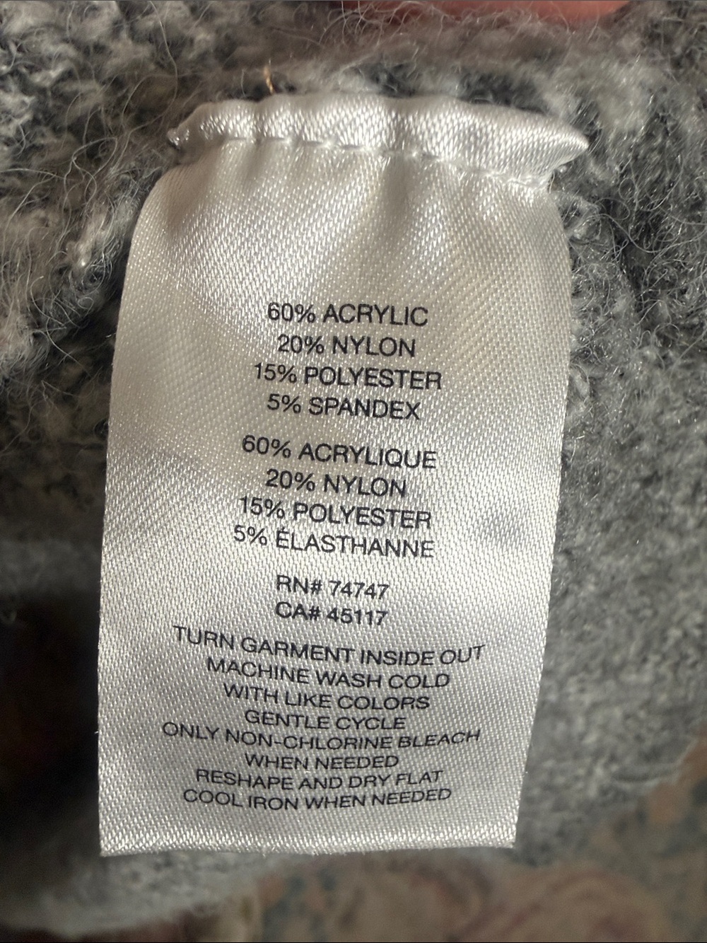 Natural Reflections Hooded Open-Front Cardigan in Brown, Gray & Cream - Picture 13 of 13